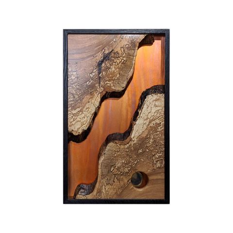 Click to view detail for BEN-9048 Gradient Shadow Box Clock $650